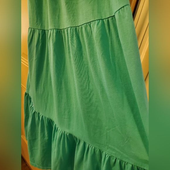 Crown & Ivy Turquoise Sleeveless Maxi Dress MWT Size M - Picture 4 of 7